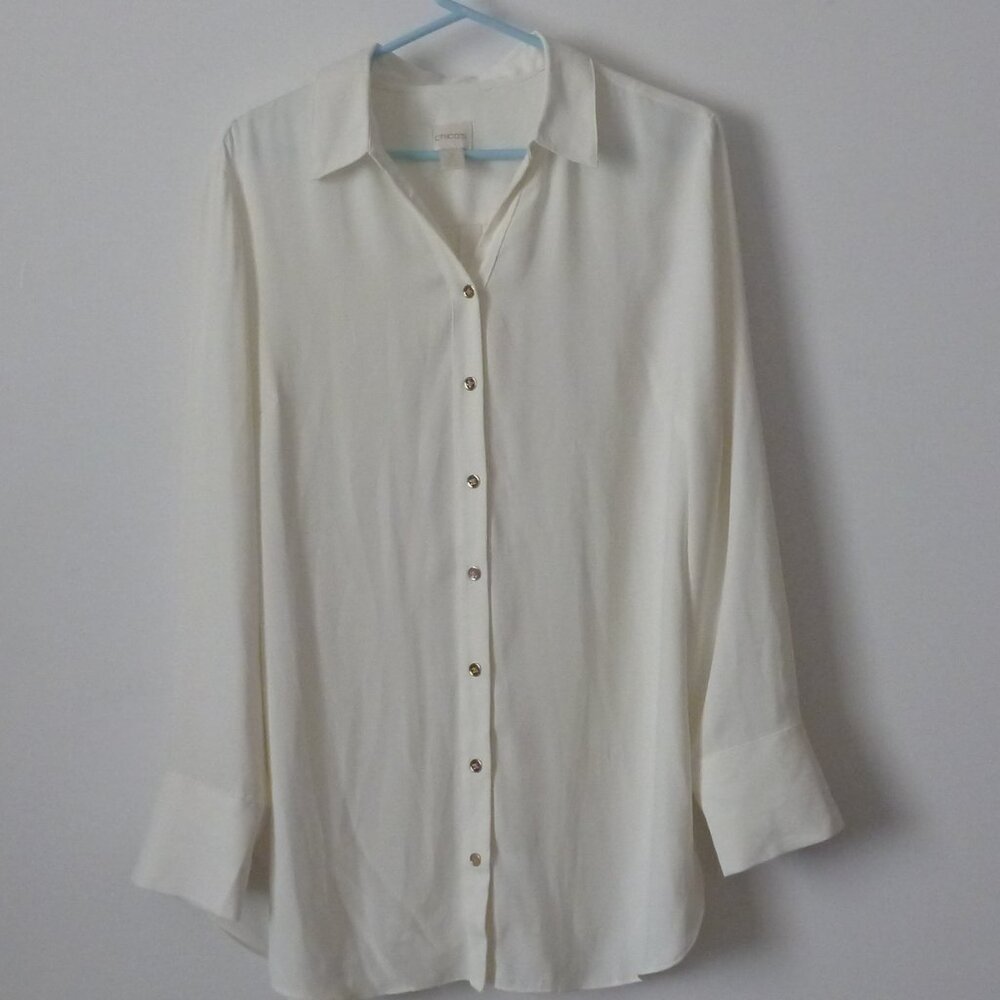 New Chico's Super Pleat Tunic